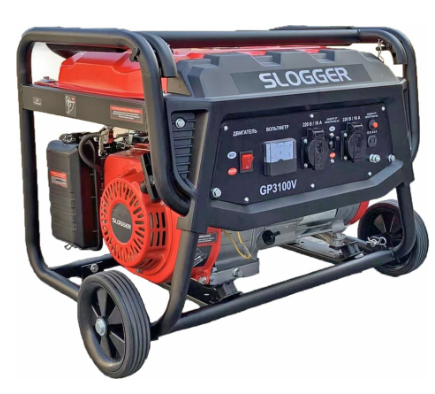 Генератор бензиновый Slogger GP3100V — купить в интернет-магазине amurinstrument.ru с доставкой по Москве | Каталог с характеристиками и ценами генератор бензиновый slogger gp3100v, купить metabo, купить husqvarna, купить bosch, купить makita, купить hitachi, купить hikoki, купить oregon, купить stihl