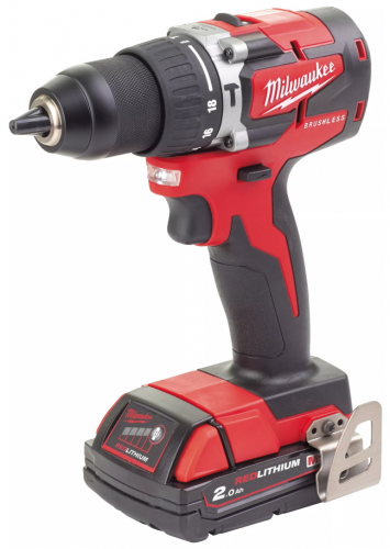 аккумуляторная дрель-шуруповерт milwaukee m18 cblpd-202c (li-ion2ач), купить metabo, купить husqvarna, купить bosch, купить makita, купить hitachi, купить hikoki, купить oregon, купить stihl
