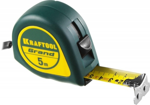 Рулетка KRAFTOOL GRAND, обрезиненный пластиковый корпус, 5м/25мм — купить в интернет-магазине amurinstrument.ru с доставкой по Москве | Каталог с характеристиками и ценами рулетка kraftool grand, обрезиненный пластиковый корпус, 5м/25мм, купить metabo, купить husqvarna, купить bosch, купить makita, купить hitachi, купить hikoki, купить oregon, купить stihl
