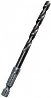 сверло по металлу hex 1/4" практика   р6м5 5,0 х 106 мм (1шт.) блистер, купить metabo, купить husqvarna, купить bosch, купить makita, купить hitachi, купить hikoki, купить oregon, купить stihl