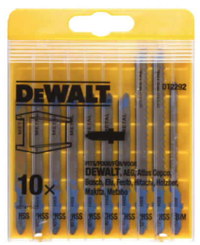 Набор пилок 10 шт. (металл) DeWalt DT2292 — купить в интернет-магазине amurinstrument.ru с доставкой по Москве | Каталог с характеристиками и ценами набор пилок 10 шт. (металл) dewalt dt2292, купить metabo, купить husqvarna, купить bosch, купить makita, купить hitachi, купить hikoki, купить oregon, купить stihl