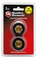 кабельный разъем quattro elementi розетка кабельная сварочного аппарата sк 35-50 ( до 315 а)  2 шт в, купить metabo, купить husqvarna, купить bosch, купить makita, купить hitachi, купить hikoki, купить oregon, купить stihl