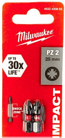 насадка milwaukee shockwave pz2 25мм (2шт), купить metabo, купить husqvarna, купить bosch, купить makita, купить hitachi, купить hikoki, купить oregon, купить stihl