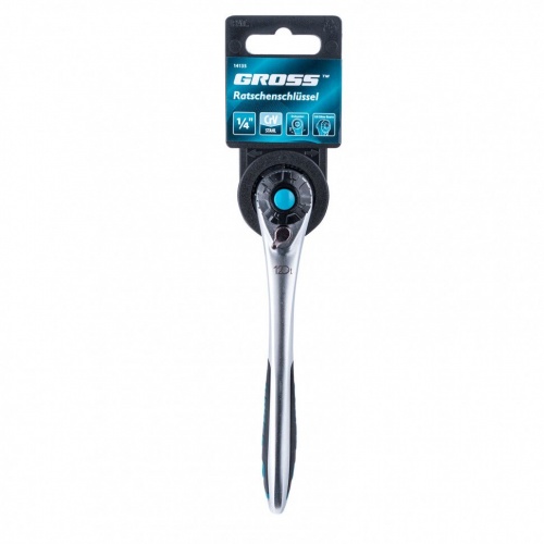 Ключ трещоточный, 120 зубьев 1/4"// Gross — купить в интернет-магазине amurinstrument.ru с доставкой по Москве | Каталог с характеристиками и ценами ключ трещоточный, 120 зубьев 1/4"// gross, купить metabo, купить husqvarna, купить bosch, купить makita, купить hitachi, купить hikoki, купить oregon, купить stihl