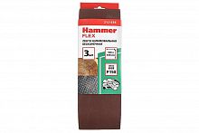 лента шлиф. 100 х 610 р 150 по 3 шт.  hammer flex se 212-036 цена за упаковку 3шт., купить metabo, купить husqvarna, купить bosch, купить makita, купить hitachi, купить hikoki, купить oregon, купить stihl