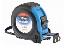рулетка вектор 7,5 м х 25 мм, утолщенное полотно, магнитный зацеп, обрезиненный корпус// барс, купить metabo, купить husqvarna, купить bosch, купить makita, купить hitachi, купить hikoki, купить oregon, купить stihl