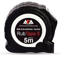 рулетка ударопрочная ada rubtape 5 с полимерным покрытием ленты (сталь, с двумя стопами, 5 м), купить metabo, купить husqvarna, купить bosch, купить makita, купить hitachi, купить hikoki, купить oregon, купить stihl