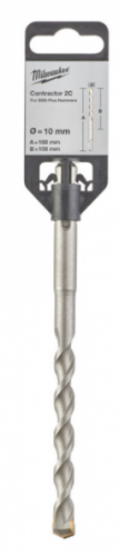 бур sds+ milwaukee contractor 10x160 - 1 шт, купить metabo, купить husqvarna, купить bosch, купить makita, купить hitachi, купить hikoki, купить oregon, купить stihl