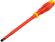 отвертка insulated, sl8,0 x 150 мм, crmo, до 1000 в, двухкомп. рукоятка// matrix professional, купить metabo, купить husqvarna, купить bosch, купить makita, купить hitachi, купить hikoki, купить oregon, купить stihl