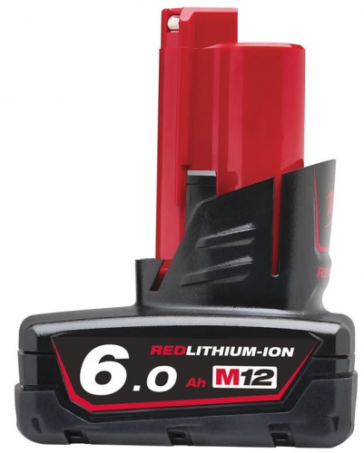 Аккумулятор MILWAUKEE M12 B6 (6Ah Li-Ion) — купить в интернет-магазине amurinstrument.ru с доставкой по Москве | Каталог с характеристиками и ценами аккумулятор milwaukee m12 b6 (6ah li-ion), купить metabo, купить husqvarna, купить bosch, купить makita, купить hitachi, купить hikoki, купить oregon, купить stihl